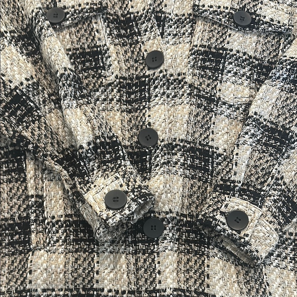 Plaid Button-Up Jacket - image 3